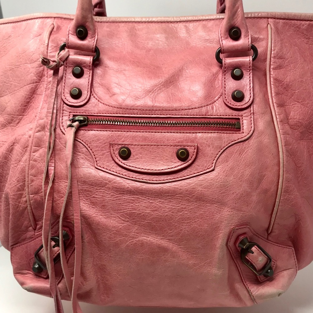 BALENCIAGA Rose BonBon Sunday Tote Bag - Picture 3 of 13